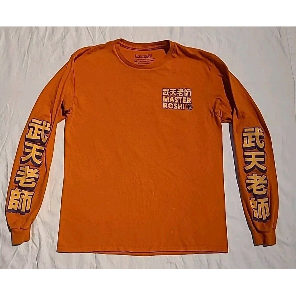 DRAGON BALL Z Master Roshi Long Sleeve T-Shirt Men Size Med DBZ ROSHI 90's Era